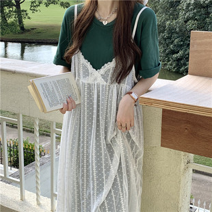 心心自留推荐 重磅日系精致宽松蕾丝套裙