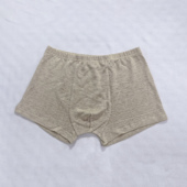 男士 内裤 纯汉麻针织平角裤 Onrays 全包中腰简约裤 衩抗菌透气