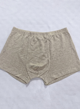 Onrays||男士内裤纯汉麻针织平角裤全包中腰简约裤衩抗菌透气