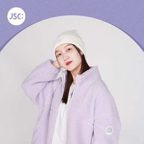 JSC男女同款运动针织帽