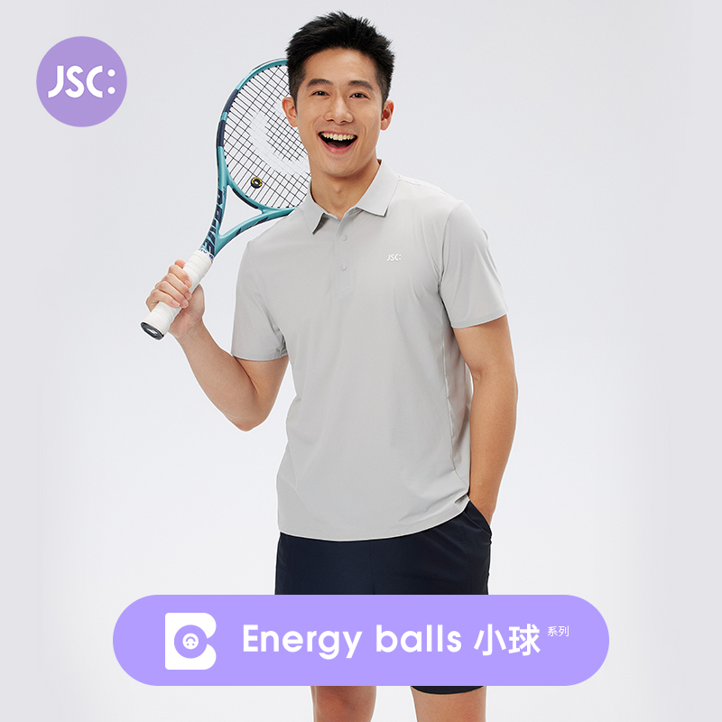JSC运动休闲经编polo衫