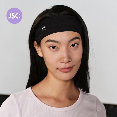 JSC运动宽发带女士适合多头型贴合不易滑落清爽透气亲肤柔软网球