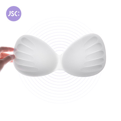 JSC一体杯高纤维胸垫3D压模成型轻巧透气蝴蝶翼柔软胸杯
