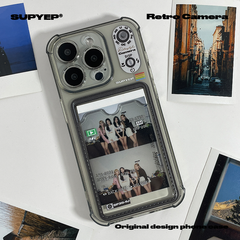 SUPYEP复古相机可插卡照片CCD相机适用iPhone15ProMax苹果14Pro13设计师小众