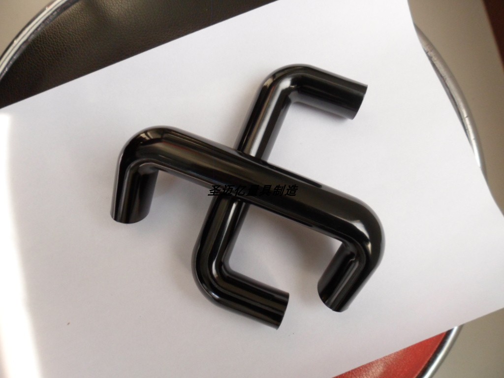 胶木椭圆拉手 黑色耐高温绝缘U形门把手90/120/160/180/200/240