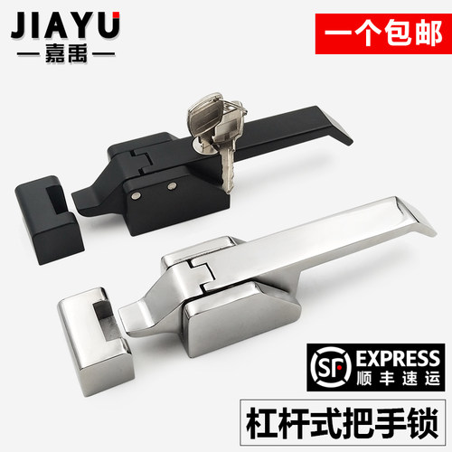不锈钢把手杠杆机械门锁紧迫