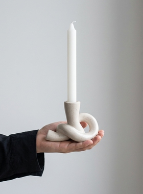 创意陶瓷艺术造型烛台摆件