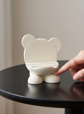 可爱小熊桌面收纳架装饰摆件