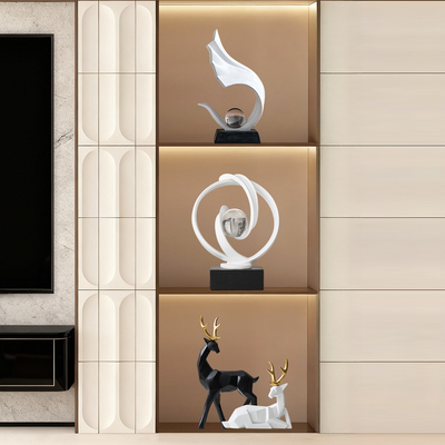 酒柜装饰小众摆件客厅电视柜摆设