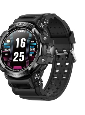 新款LC16户外运动智能手表三防手表蓝牙通话心率IP68防水Dafit