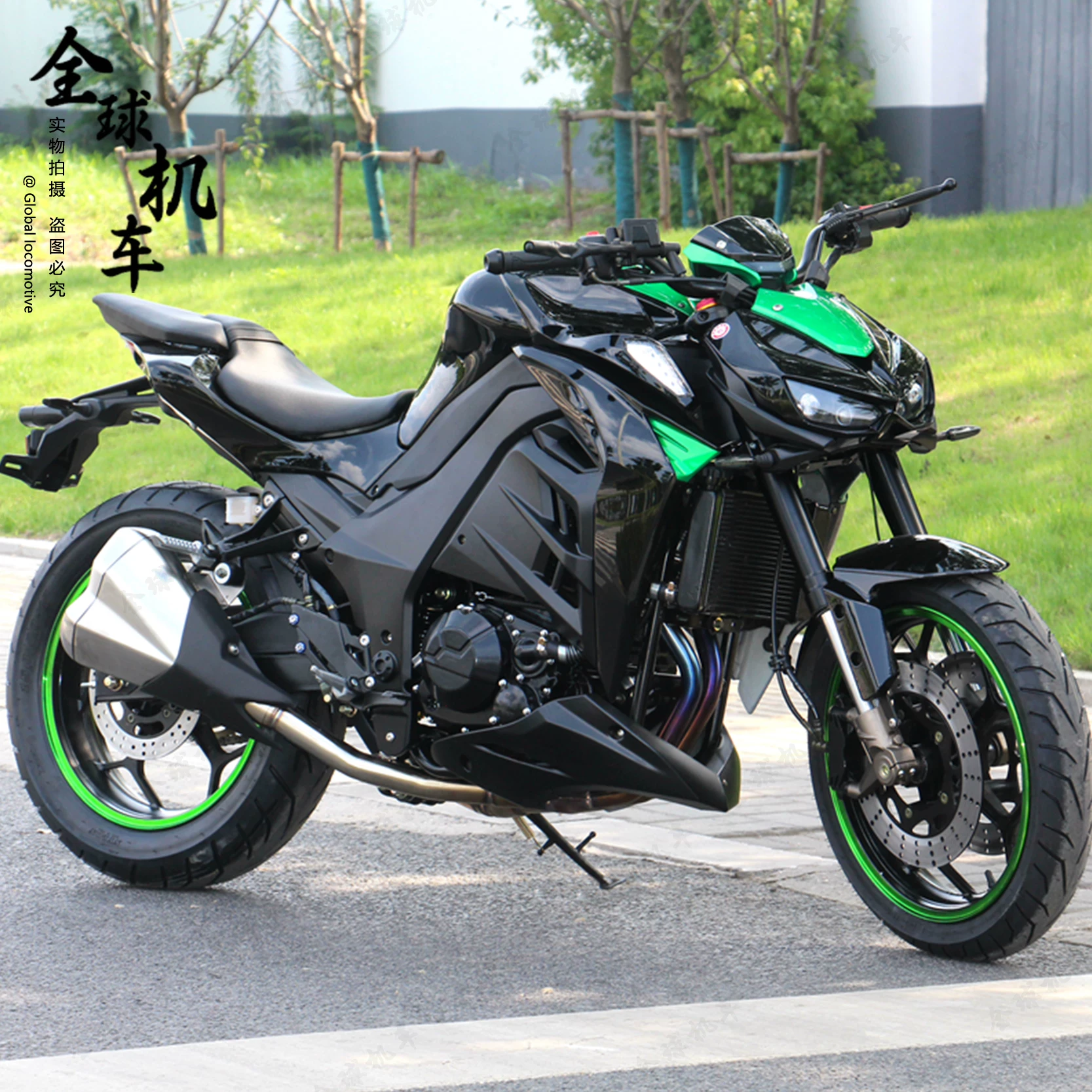 Новая Guo Four N19 Большой Питон 400cc уличная машина Двойной цилиндр Водяной холодный Выметание Импорт Z1000 тяжелый автомобиль может быть доступен