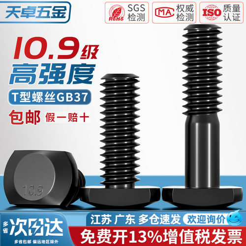 10.9级T型压板螺丝GB37