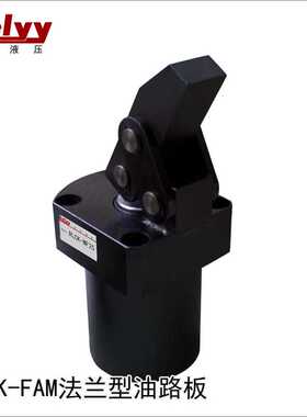 杠杆液压夹具HLC/HDK/RLCK-FAM25/32/40/50/63油路板上法兰型转角