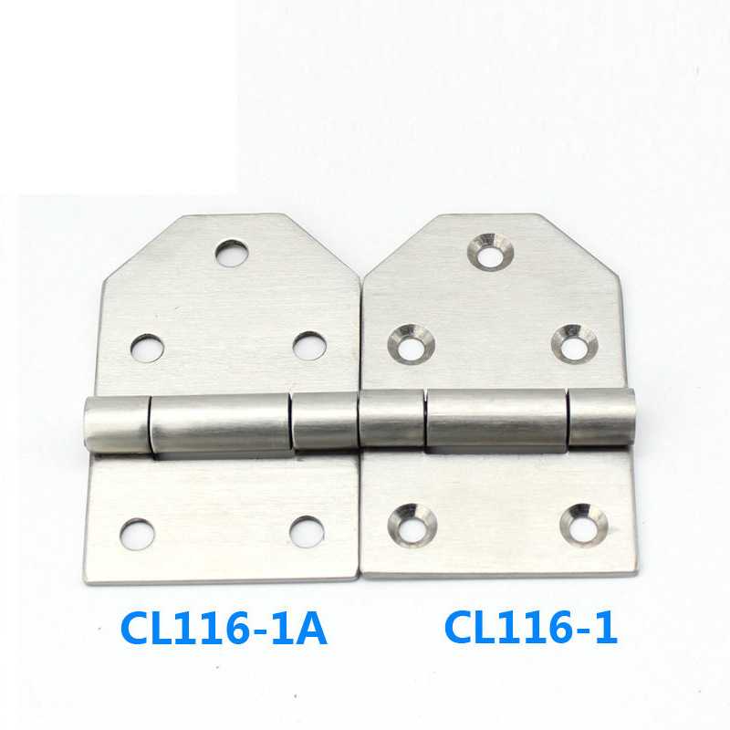 304不锈钢铰链CL116-1工业柜合页电柜门铰链开关柜铰链
