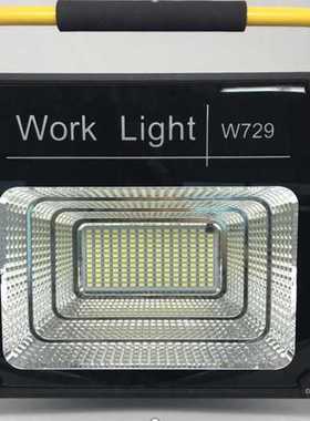 LED投光灯大功率户外工地灯USB直充泛光灯手提照明灯W729