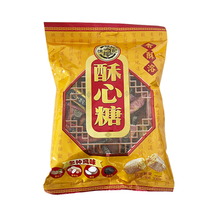 徐福记酥心糖袋装 多种果仁酥糖香酥糖果结婚庆喜糖年货零食品306g