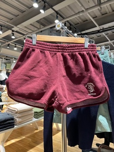 休闲复古热裤 Brandy bm运动裤 St.George龙刺绣高腰短裤 女 Girl新款