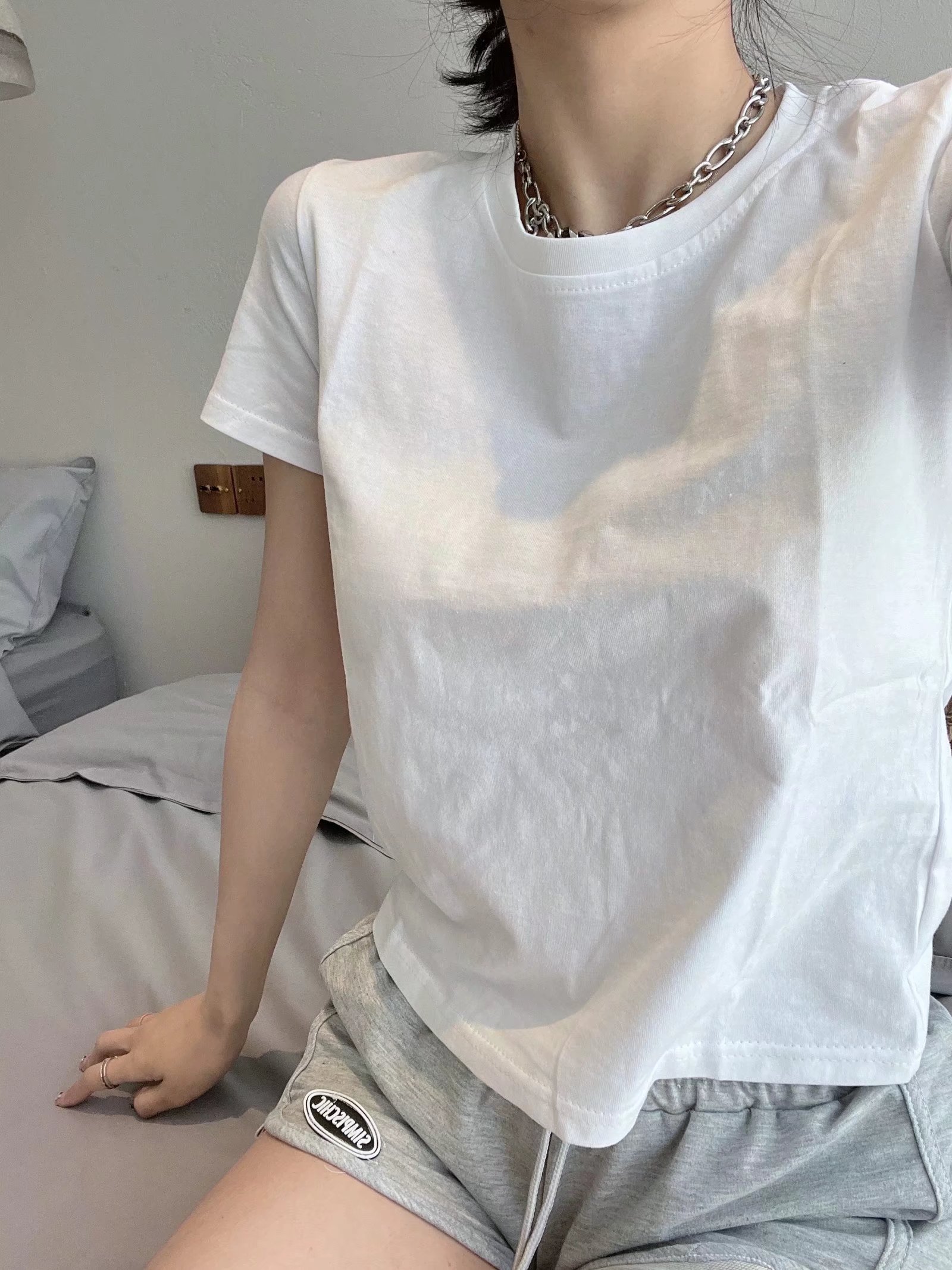 短袖欧美风正常百搭纯棉