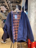 Brandy Girl欧阳娜娜同款 内里格纹连帽外套bm夹棉卫衣女加厚上衣