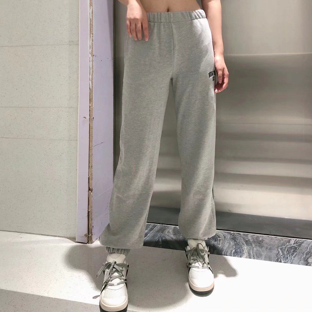 Brandy Girl秋季纽约字母三只小熊刺绣卫裤bm宽松休闲束脚长裤女,女装/女士精品,休闲裤,淘宝优惠券,粉丝福利购,淘宝优惠卷