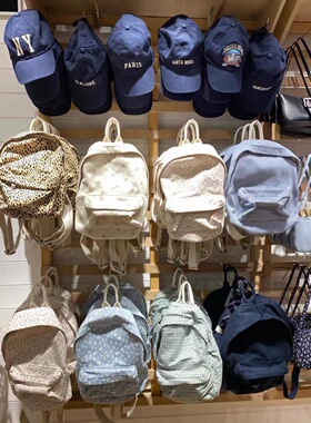 Brandy Girl学院风拉链背包bm包包格子豹纹碎花双肩包电脑包书包