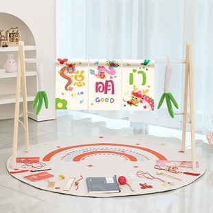 龙宝宝抓周布置用品聪明门道具一周岁宴仪式感装饰过葱门支架灯笼