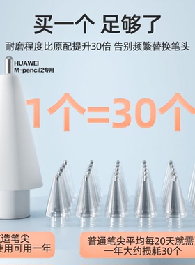 适用华为mpencil笔尖1/2/3代mpen2改造针管替换笔尖笔头套保护套