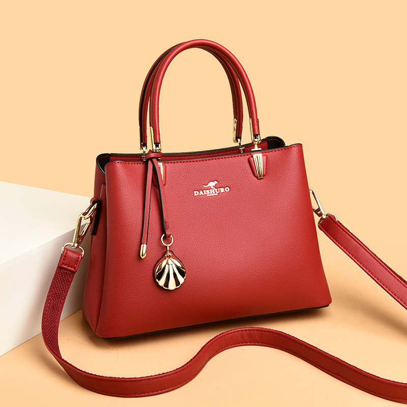 高档软皮女士包包2025新款时尚百搭单肩包大容量送妈妈婆婆手提包