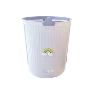 垃圾桶大容量家用2025新款高颜值儿童房垃圾桶女孩卫卧室可爱客厅