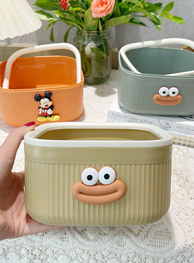桌面垃圾桶可爱小号办公室收纳桌上垃圾盒迷你床头客厅书桌纸篓