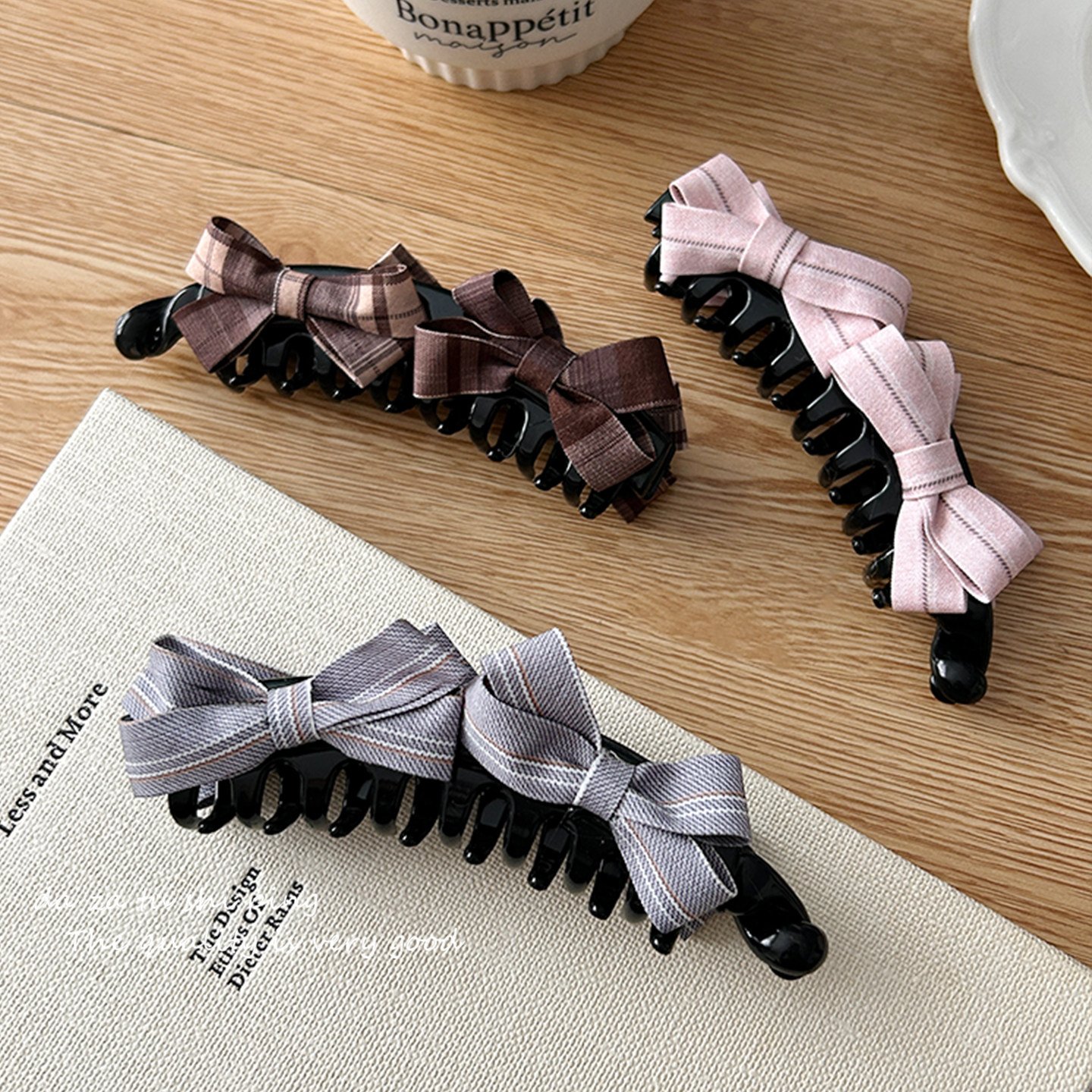 韩系甜美双蝴蝶结香蕉夹后脑勺抓夹百搭少女心盘发鲨鱼夹发卡头饰,饰品/流行首饰/时尚饰品新,发饰,淘宝优惠券,粉丝福利购,淘宝优惠卷