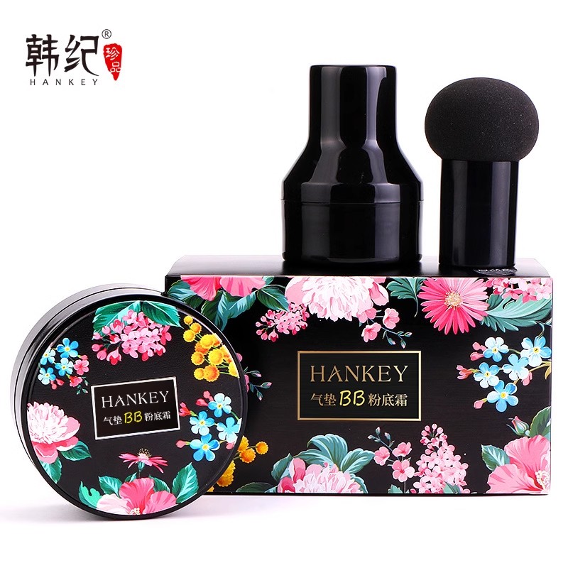 韩纪小蘑菇气垫bb霜遮瑕不脱妆控油持久保湿防水网红学生女粉底液