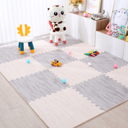 Children's wood grain foam floor mat stitching crawling mat thickened bedroom climbing mat puzzle floor mat tatami carpet