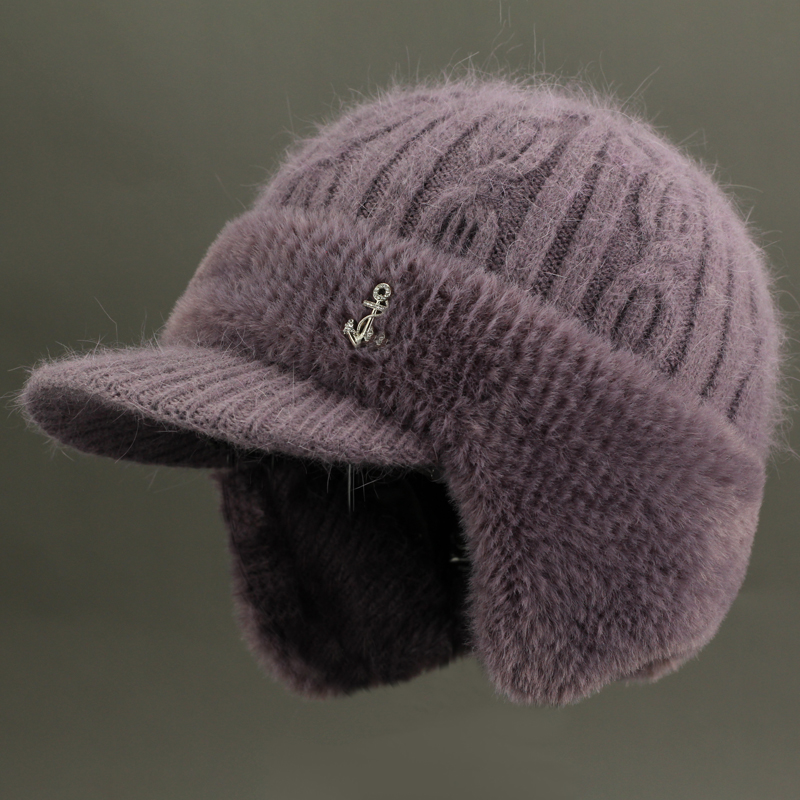 中老年人帽子女冬季妈妈护耳