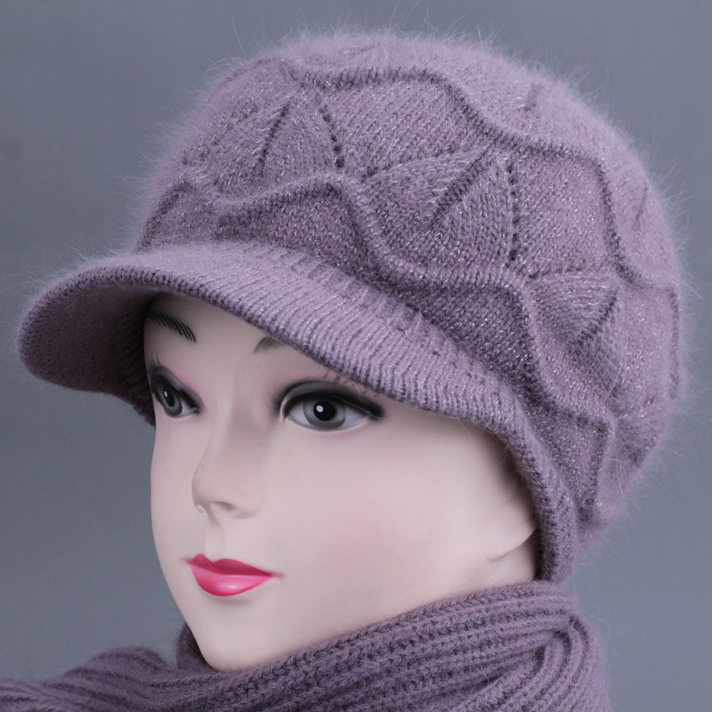 秋冬天中老年人帽子女奶奶毛线帽加绒加厚保暖妈妈针织帽护耳棉帽,服饰配件/皮带/帽子/围巾,帽子,淘宝优惠券,粉丝福利购,淘宝优惠卷