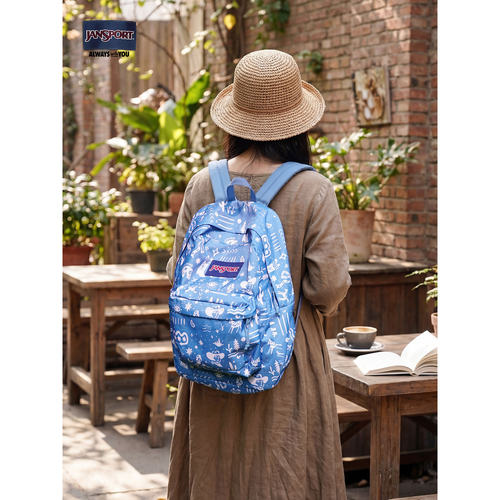 Jansport26年新款西部梦想家埃及文创甜酷大学生书包大容量双肩包
