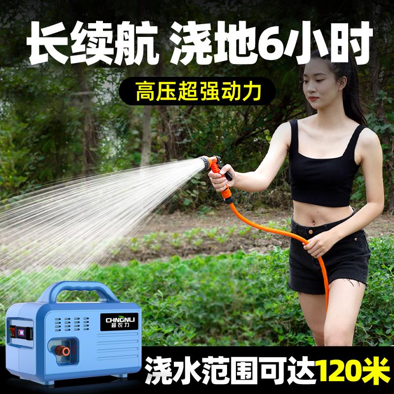 分4水管2V抽充电水泵浇菜FCV神器浇水农用浇地灌溉家用1抽水机