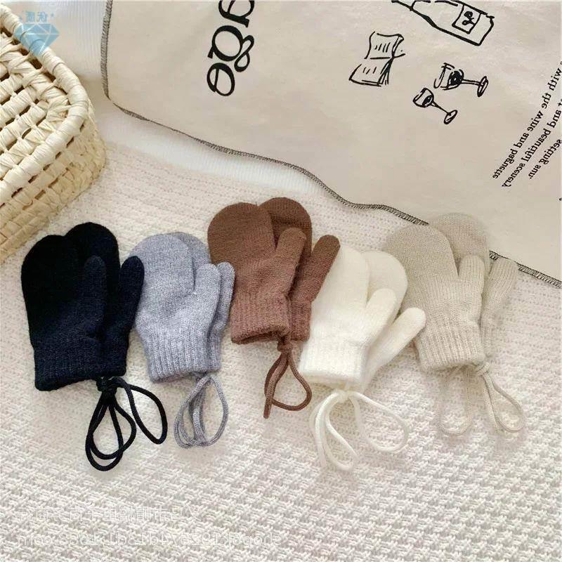 New Warm Baby Gloves Winter Mittens Children Full Finger Glo