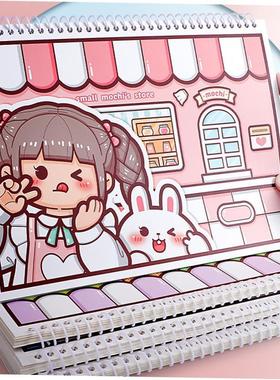 sticker collecting book storage release paper sticker mochi