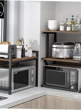 2-Tier Microwave Oven Rack, Toaster Shelf Stand Kitchen新款