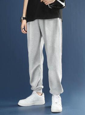Men Trousers Casual Sports Long Pants Sweatpants Jogger长裤