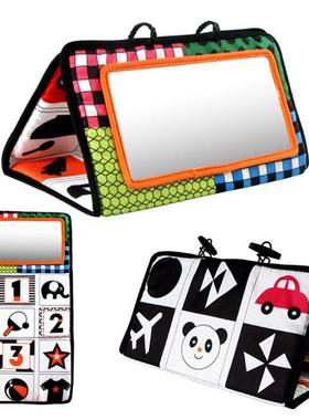 Tummy Tme Floor Mrror Vsually nspre Black and Whte Edu新款式