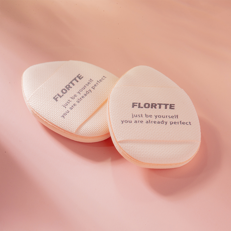 FLORTTE/花洛莉亚周边气垫粉扑植绒粉扑修眉刀手持双面镜彩妆工具