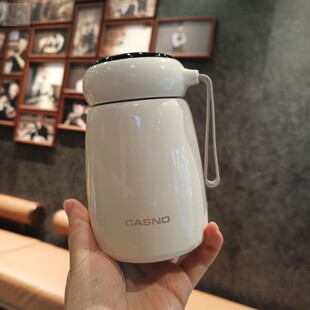 可爱小巧旅行保温杯带茶漏有提手森系办公室泡茶水杯子超萌INS