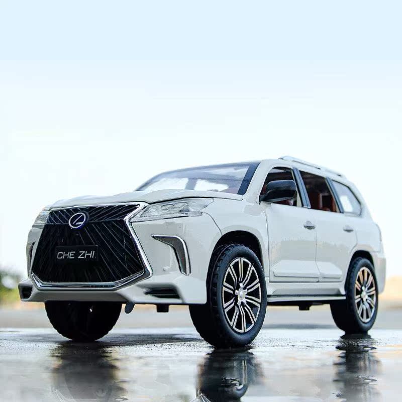 1:24仿真合金车模雷克萨斯lx570凌志suv汽车模型大号摆件车礼物