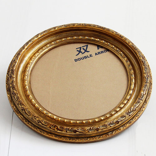 油画框装裱椭圆形金色做旧7cm
