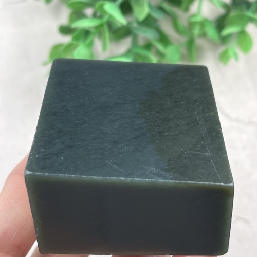 新疆和田玉糖青玉且末四方料把件边角料玉石料DIY珠子包邮214克t