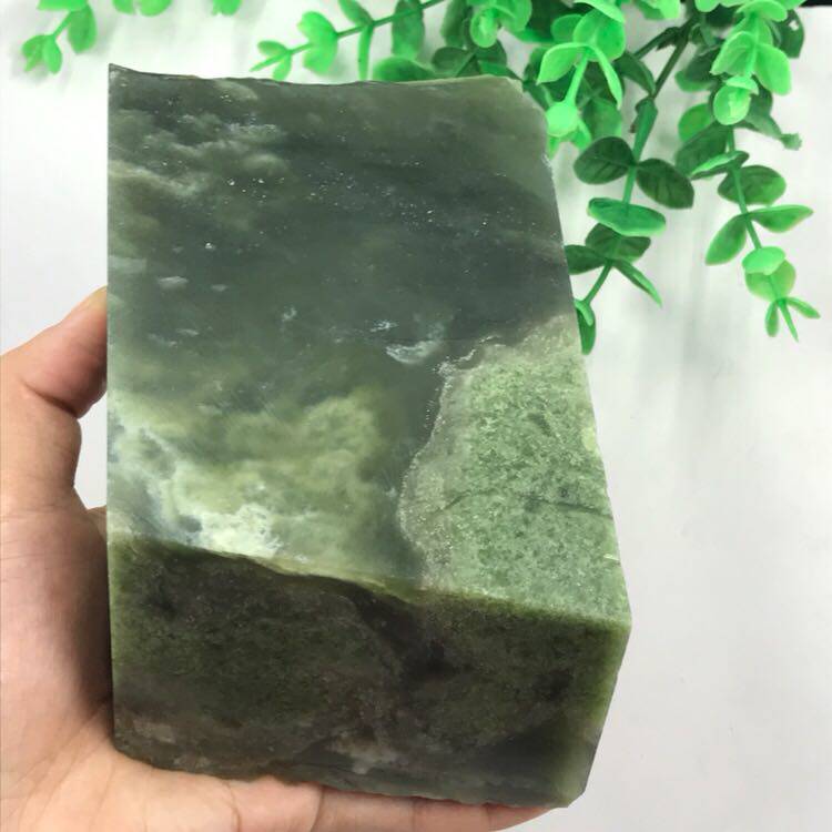 新疆和田玉磨刀石边角料玉石料大件摆件料雕刻下脚料包邮793克x