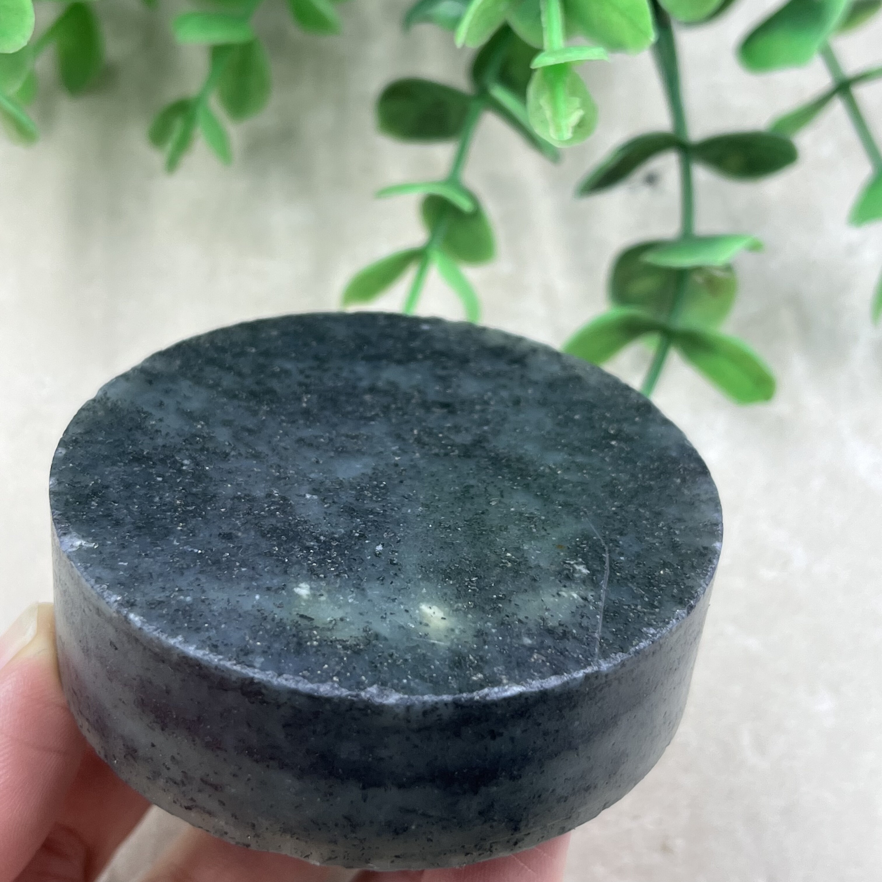 新疆和田玉青花籽特色手镯芯牌子边角料玉石扳指料包邮148克ta