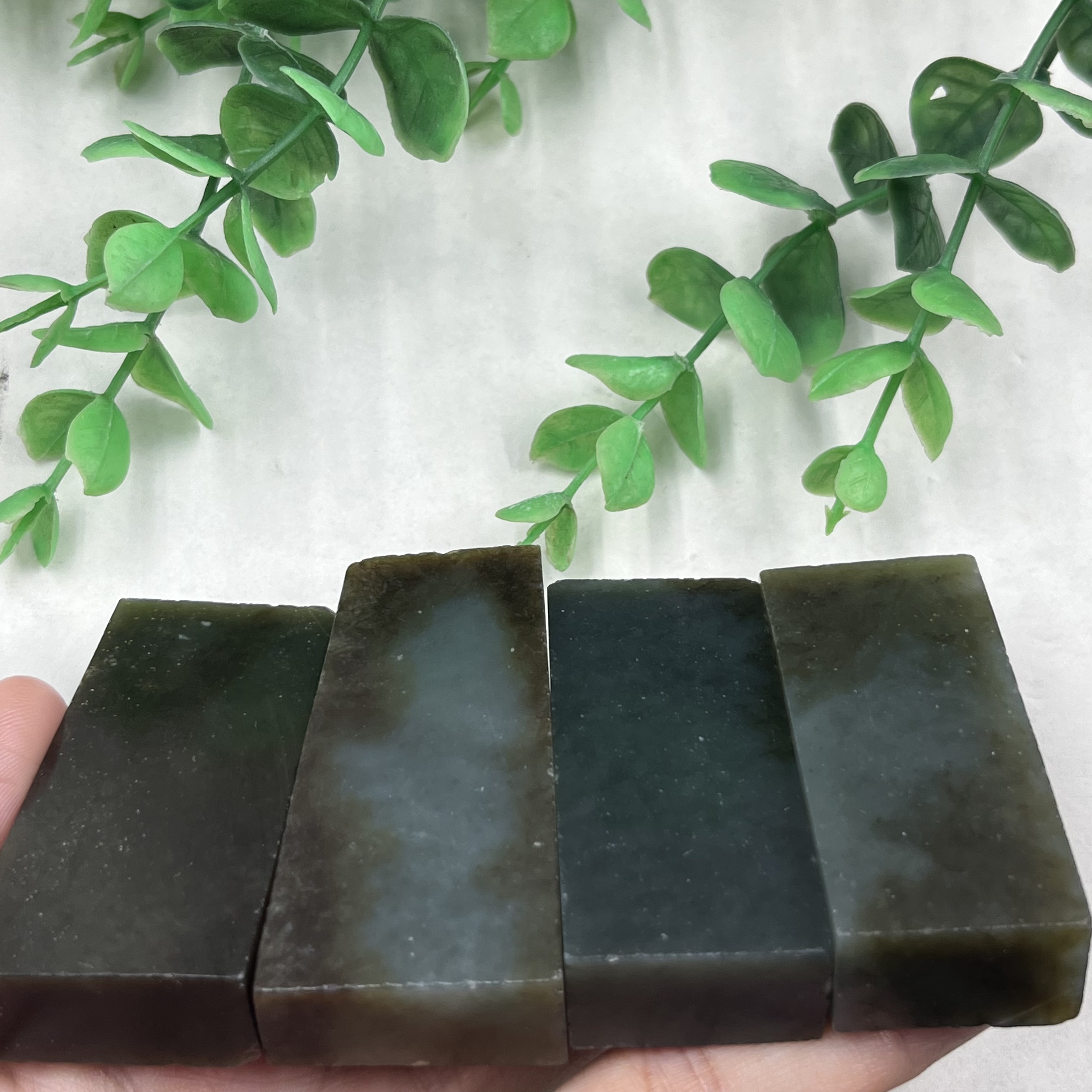 4件价新疆和田玉糖青玉且末牌子边角料玉石料DIY吊坠下脚料包邮t